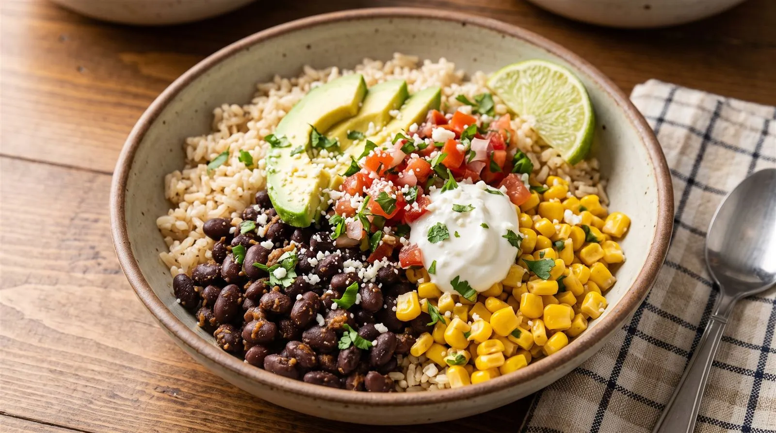 Black bean burrito bowl