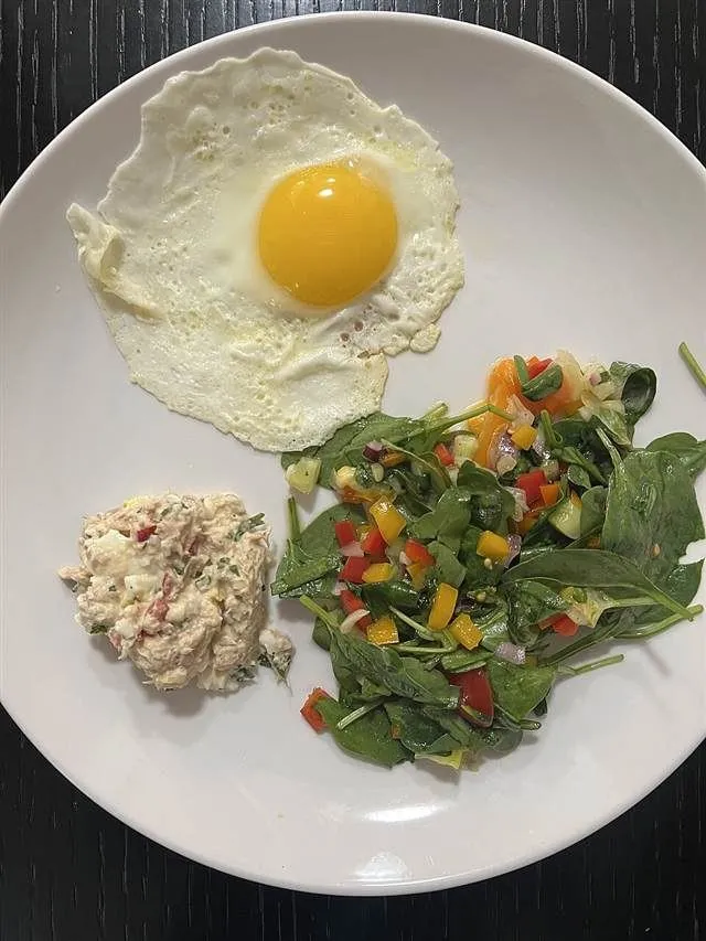 Egg and tuna salad