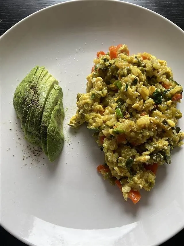 Rice and avocado bowl